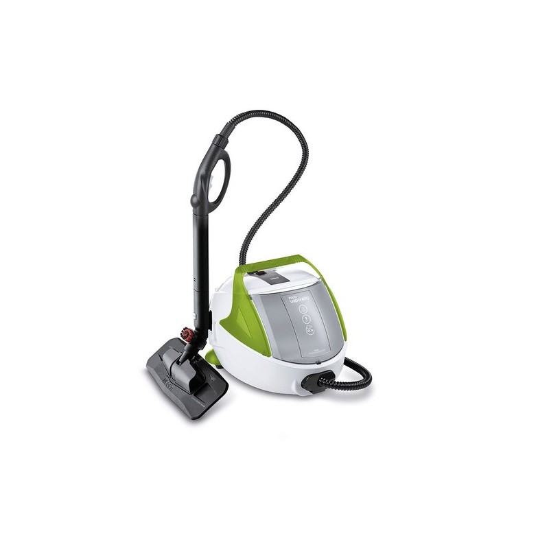 Polti Vaporetto Pro 8X Eco Plus Limpiador a vapor de cilindro 1900 W Negro, Verde, Blanco