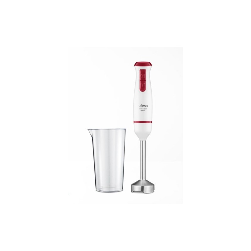 Ufesa Pulsar 600 Delux 0,6 L Batidora de inmersión 600 W Rojo, Blanco