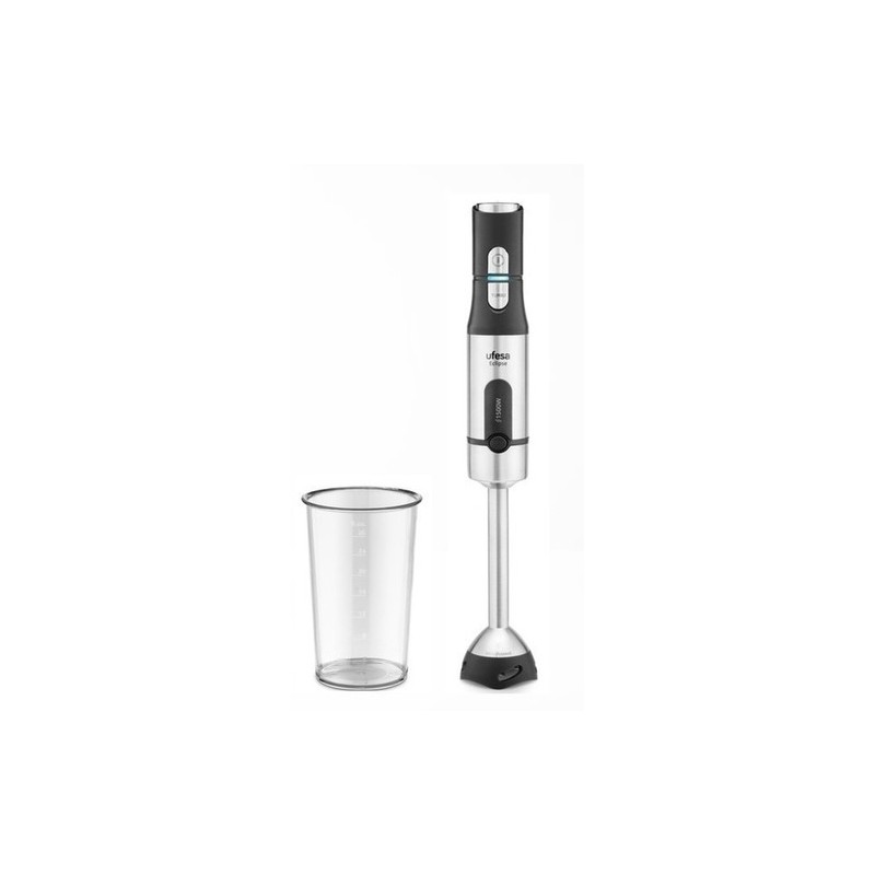 Ufesa Eclipse 0,8 L Batidora de inmersión 1500 W Negro, Acero inoxidable