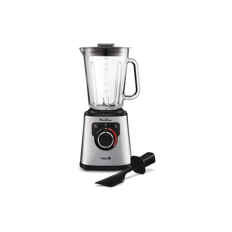 Moulinex LM871D 1,5 L Batidora de vaso 1200 W Acero inoxidable, Gris