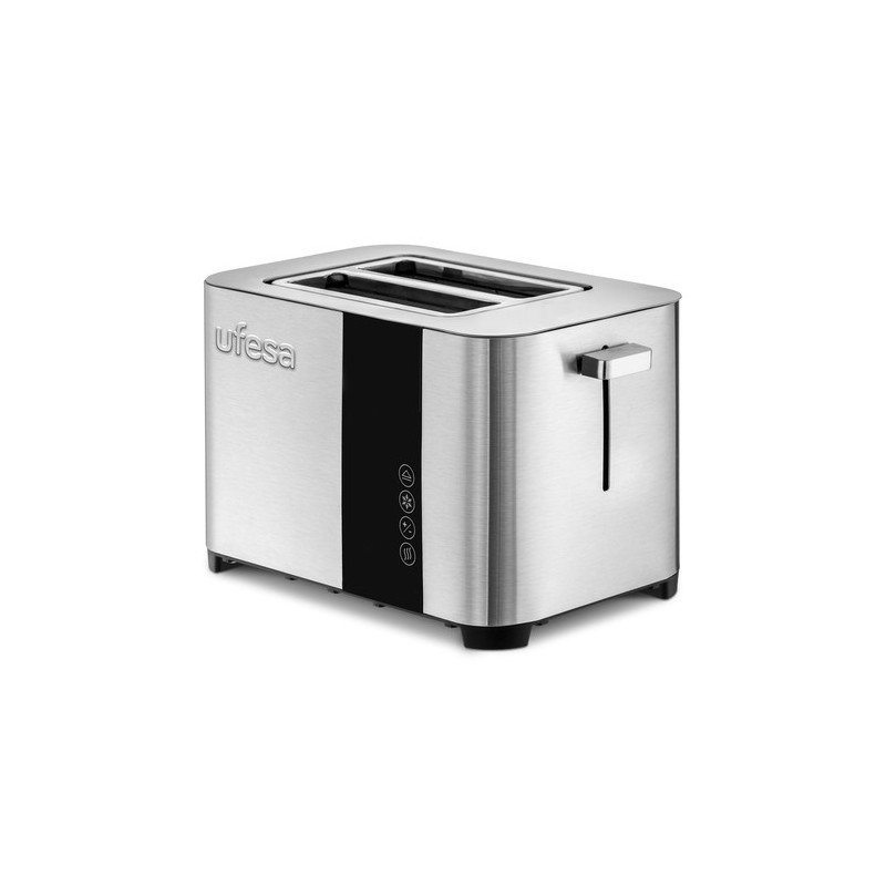 Ufesa 71305542 tostadora 7 2 rebanada(s) 850 W Negro, Acero inoxidable