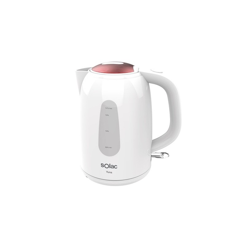Solac S95800900 tetera eléctrica 1,7 L 2200 W Rojo, Blanco