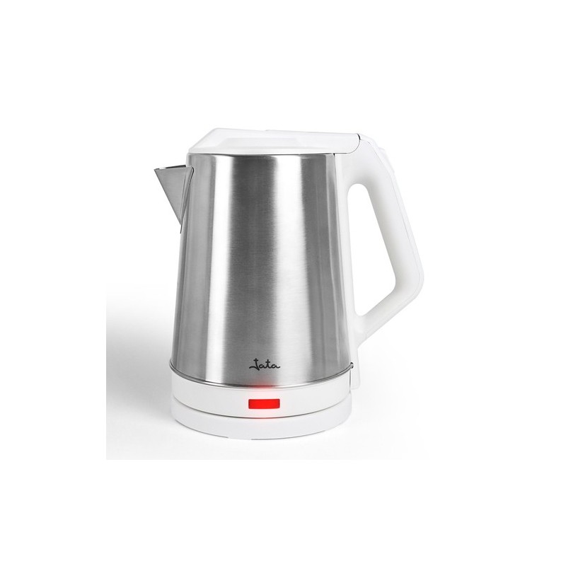 JATA JEHA1723 tetera eléctrica 2 L 1500 W Acero inoxidable, Blanco