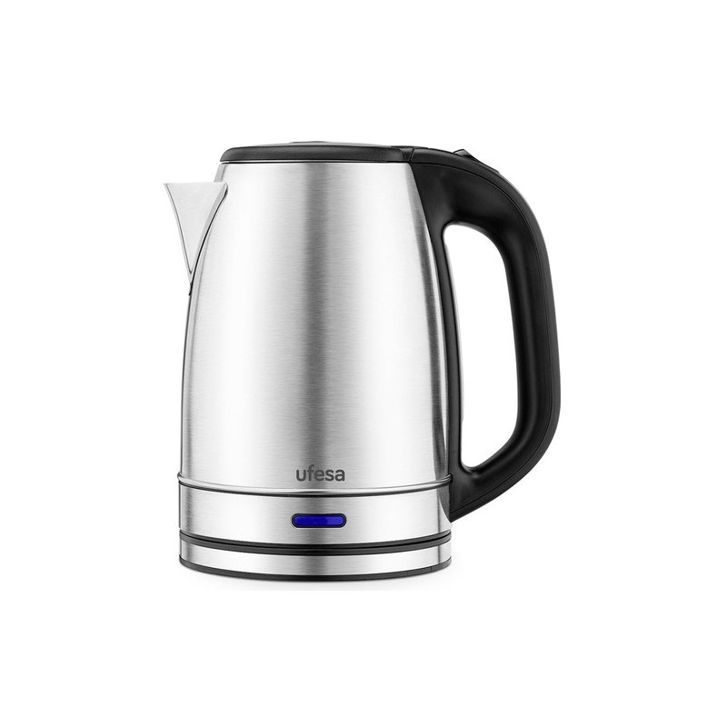 Ufesa Resia tetera eléctrica 1,7 L 2200 W Negro, Acero inoxidable