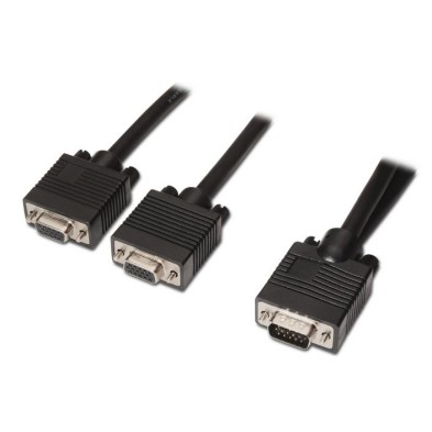 Cable Vga Aisens A113-0081 Vga D-Sub 2 X Vga D-Sub 0,45cm Negro