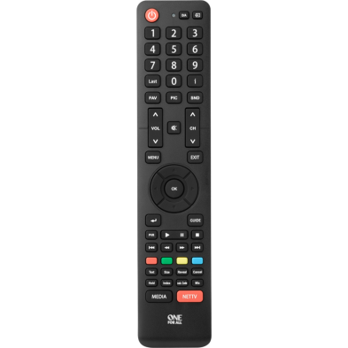 Mando Universal Tv Hisense UCR 1916 Inalámbrico Botones