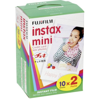 Papel Fotográfico Fujifilm Instax Mini Pack de 20