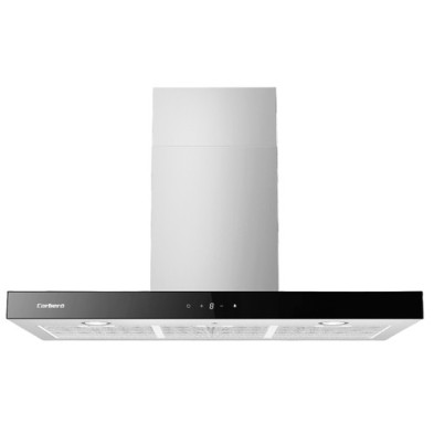 Corbero NANGA975XB campana De pared Negro, Acero inoxidable A 756 m³/h