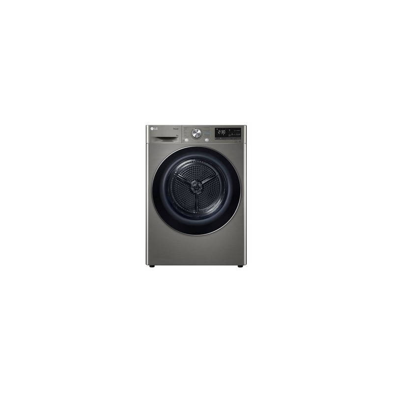 LG RH90V9PV2N secadora Independiente Carga frontal 9 kg Acero inoxidable