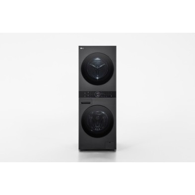 LG WT1210BBF lavadora-secadora Independiente Carga frontal Negro C