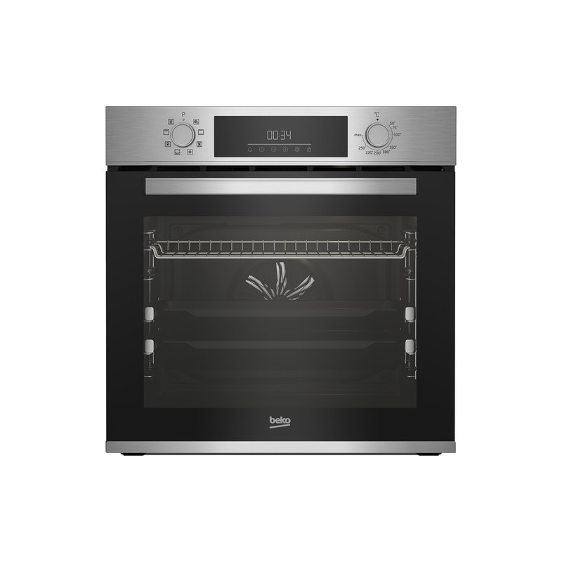 Beko BBIM12301X horno 72 L Negro, Acero inoxidable