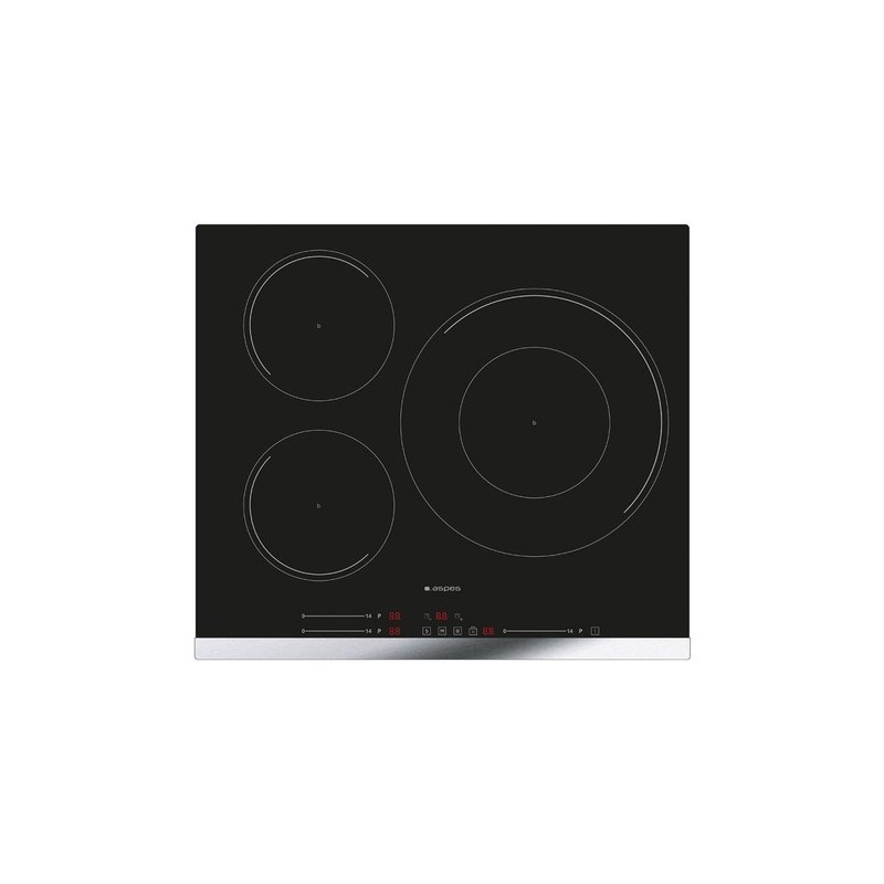 Aspes AI3601SB32 hobs Negro Integrado 59 cm Con placa de inducción 3 zona(s)