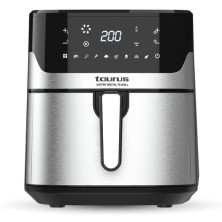Taurus Air Fry Digital 7S Wall Sencillo 6,5 L Independiente 1600 W Freidora de aire caliente Negro,