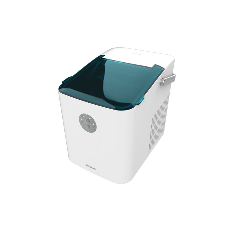 Cecotec Chillin' Ice 1200 Go Máquina para hacer cubitos de hielo portátil 12 kg/24h 120 W Azul, Blan