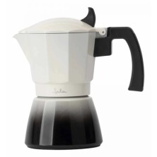 JATA HCAF2409 cafetera manual Cafetera italiana 0,45 L Negro, Blanco