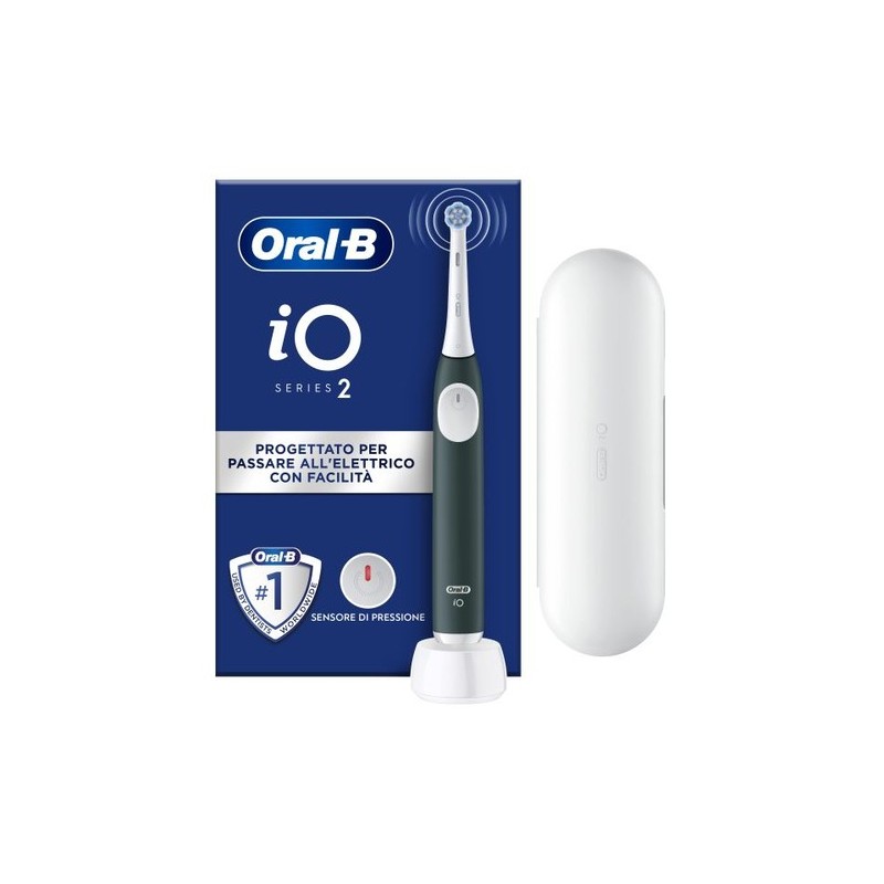Oral-B iO2 Adulto Cepillo dental vibratorio Verde, Blanco