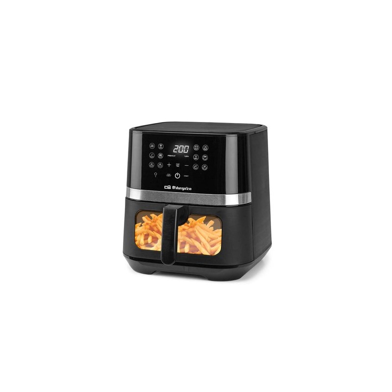 Orbegozo FDR 68 freidora Sencillo 6,5 L Independiente 1800 W Freidora de aire caliente Negro