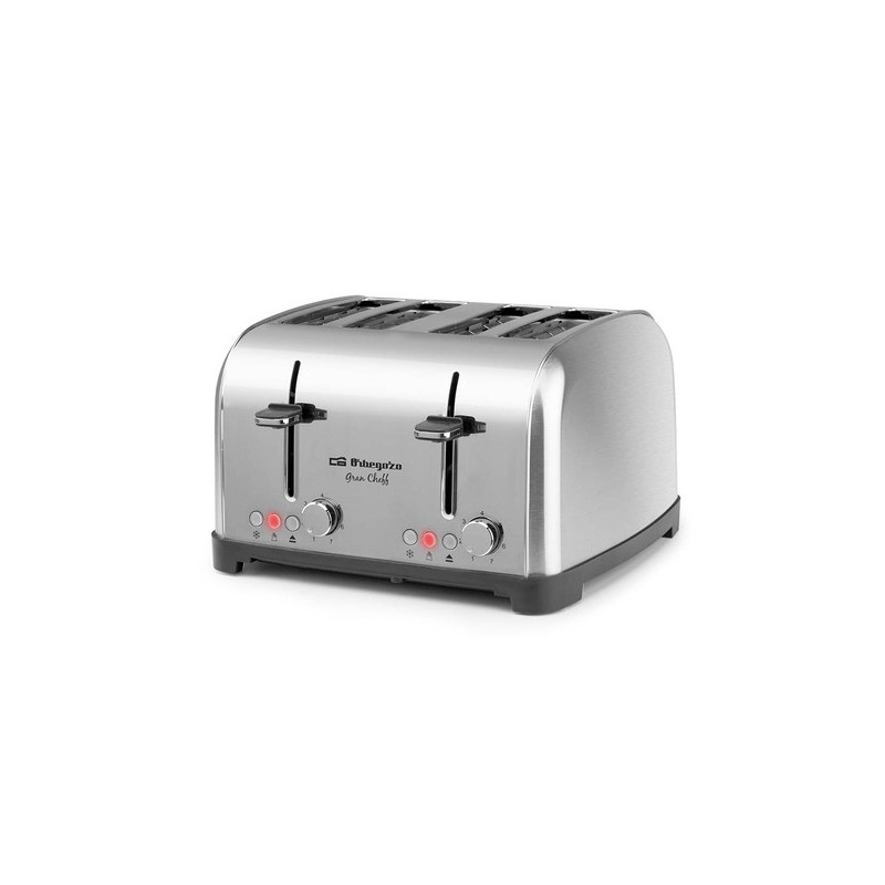 Orbegozo TO 8050 tostadora 7 4 rebanada(s) 1700 W Plata