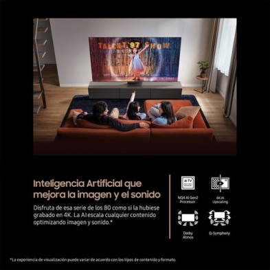 Samsung TV 85" Neo QLED QN74F 4K Vision AI Smart TV 2025