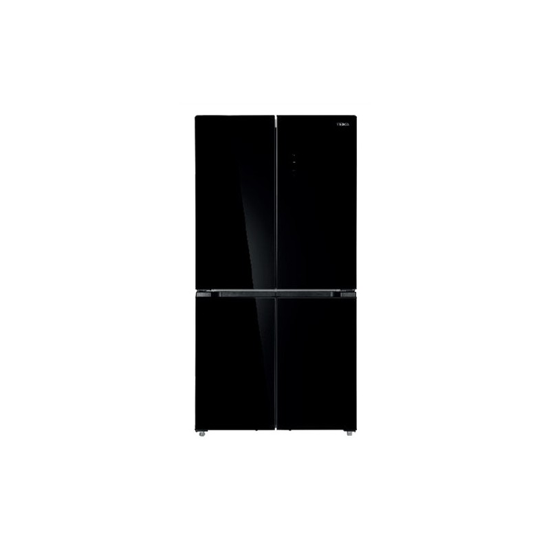 Teka RMF 75820 CRISTAL nevera puerta lado a lado Independiente 436 L E Negro
