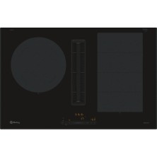 Balay 3EBC989LH hobs Negro Integrado 80 cm Con placa de inducción 3 zona(s) Campana integrada