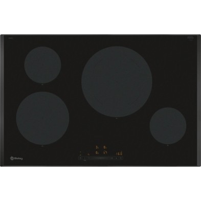 Balay 3EB985LH hobs Negro Integrado 80 cm Con placa de inducción 4 zona(s)