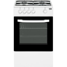 Beko CSG 42010 DWN cocina Cocina independiente Gas Encimera de gas Negro, Blanco
