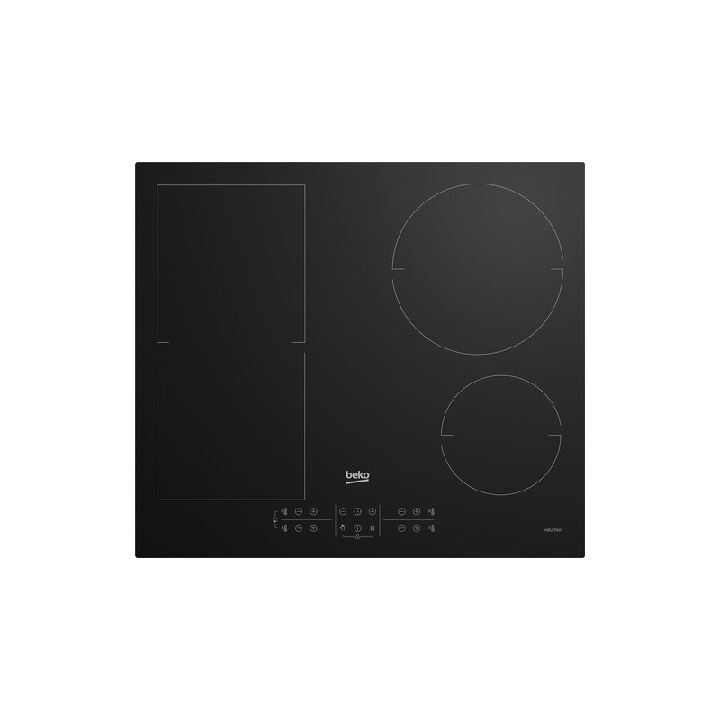 Beko HII64200FMT Negro Integrado 60 cm Con placa de inducción 4 zona(s)