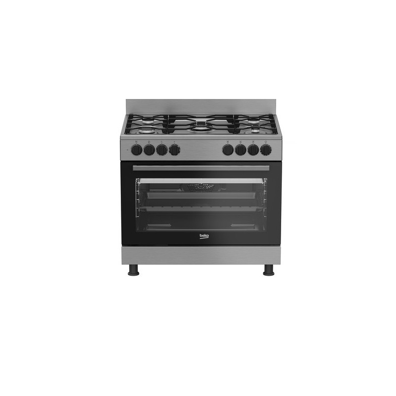 Beko GM 15120 DX NS cocina Cocina independiente Eléctrico Encimera de gas Acero inoxidable