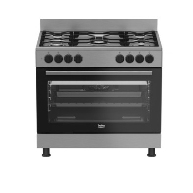 Beko GM 15120 DX NS cocina Cocina independiente Eléctrico Encimera de gas Acero inoxidable