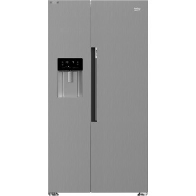 Beko GN162341XBN nevera puerta lado a lado Independiente 571 L E Acero inoxidable