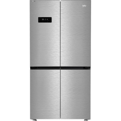 Beko GN1416240ZXN nevera puerta lado a lado Independiente 572 L E Acero inoxidable