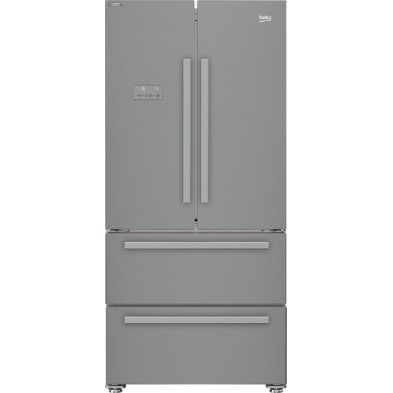 Beko GNE6049XPN nevera puerta lado a lado Independiente 539 L E Acero inoxidable