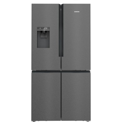 Siemens iQ500 KF96DAXEA nevera puerta lado a lado Independiente 574 L E Negro, Acero inoxidable