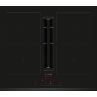 Siemens iQ500 ED631HQ26E hobs Negro Integrado 60 cm Con placa de inducción 4 zona(s) Campana integra