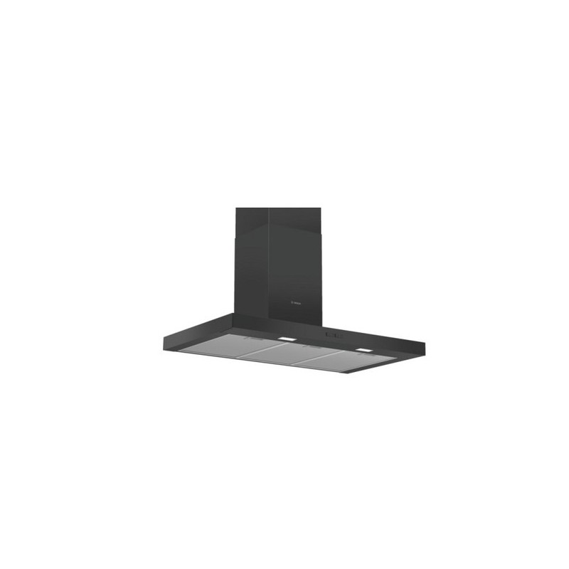 Bosch Serie 2 DWB96BC60 campana De pared Negro 619 m³/h