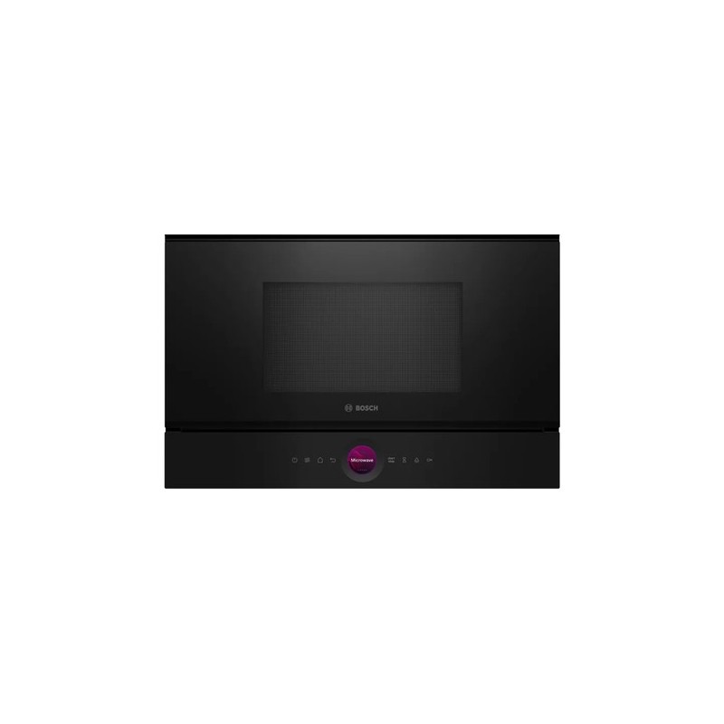 Bosch Serie 8 BFL7221B1 microondas Negro Solo microondas Integrado 21 L 900 W