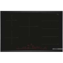 Bosch Serie 8 PXV875DV1E hobs Negro Integrado 82 cm Con placa de inducción 5 zona(s)