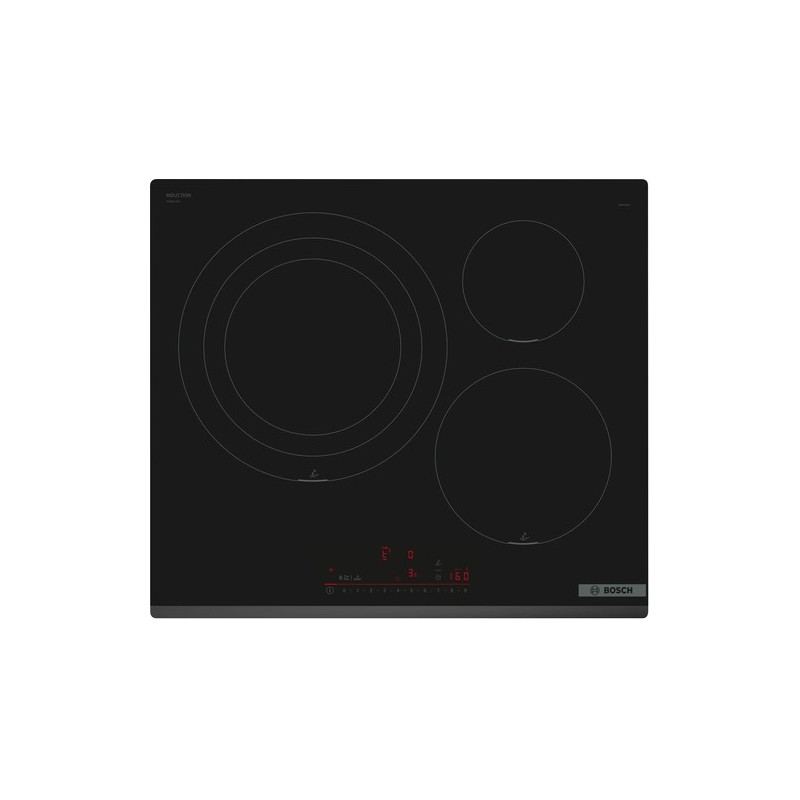 Bosch Serie 6 PID631HC1E hobs Negro Integrado 60 cm Con placa de inducción 3 zona(s)