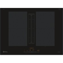 Balay 3EBC976LH hobs Negro Integrado 70 cm Con placa de inducción 4 zona(s) Campana integrada