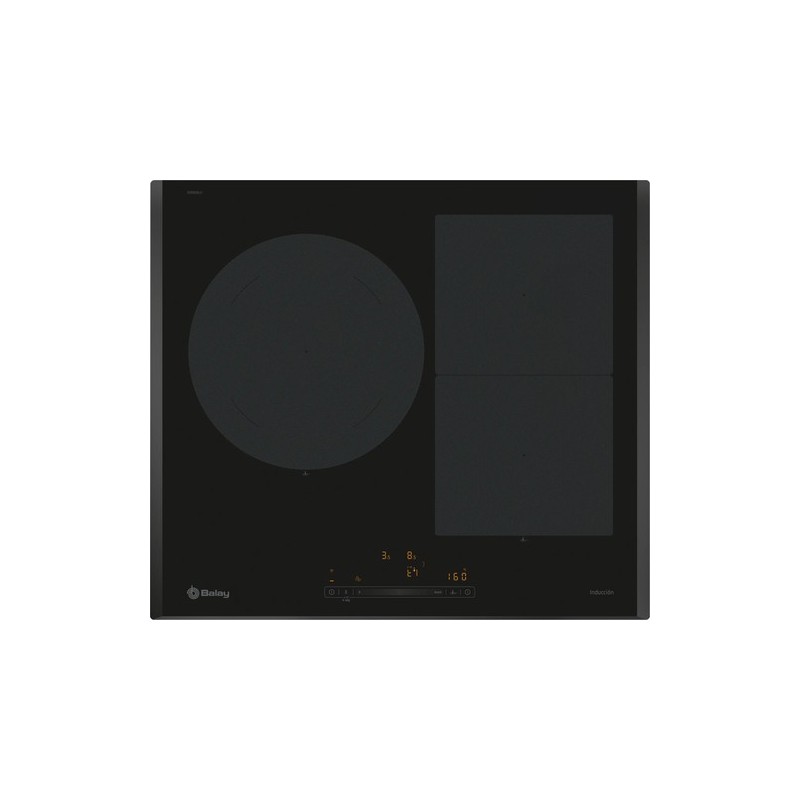 Balay 3EB968LH hobs Negro Integrado 60 cm Con placa de inducción 3 zona(s)
