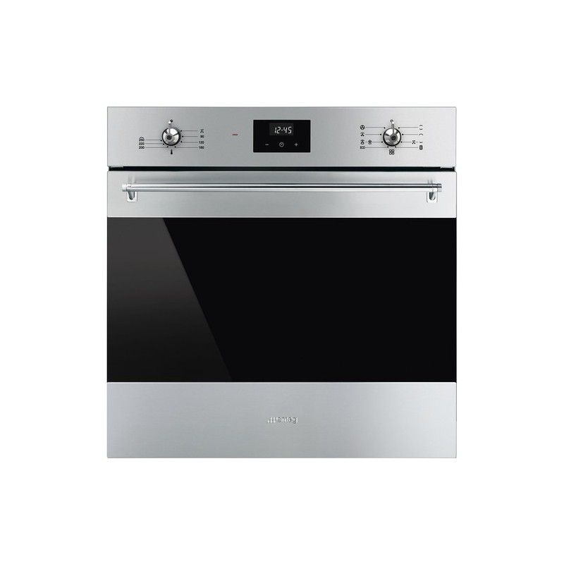 Smeg Classic SF6300TVX horno 70 L 3000 W Negro, Acero inoxidable