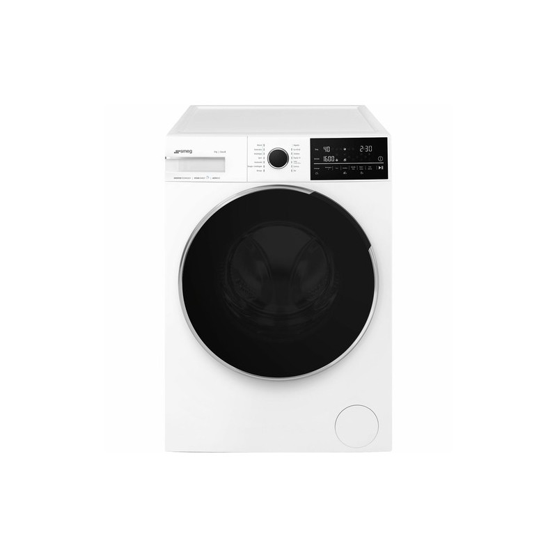 Smeg WNP96SLAAES lavadora Carga frontal 9 kg 1400 RPM Blanco