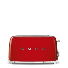 Smeg TSF02RDEU tostadora 6 4 rebanada(s) 1500 W Rojo