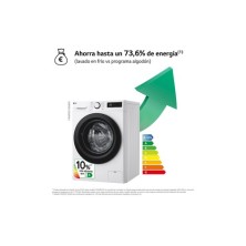 LG F4WR5010A6W lavadora Carga frontal 10 kg 1400 RPM Blanco
