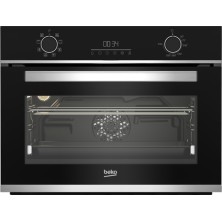 Beko b300 BBCM13300XC horno 48 L Negro, Acero inoxidable