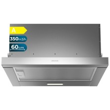 Cecotec Bolero Flux TLM 603500 Inox A Semintegrada (extraíble) Acero inoxidable 350 m³/h