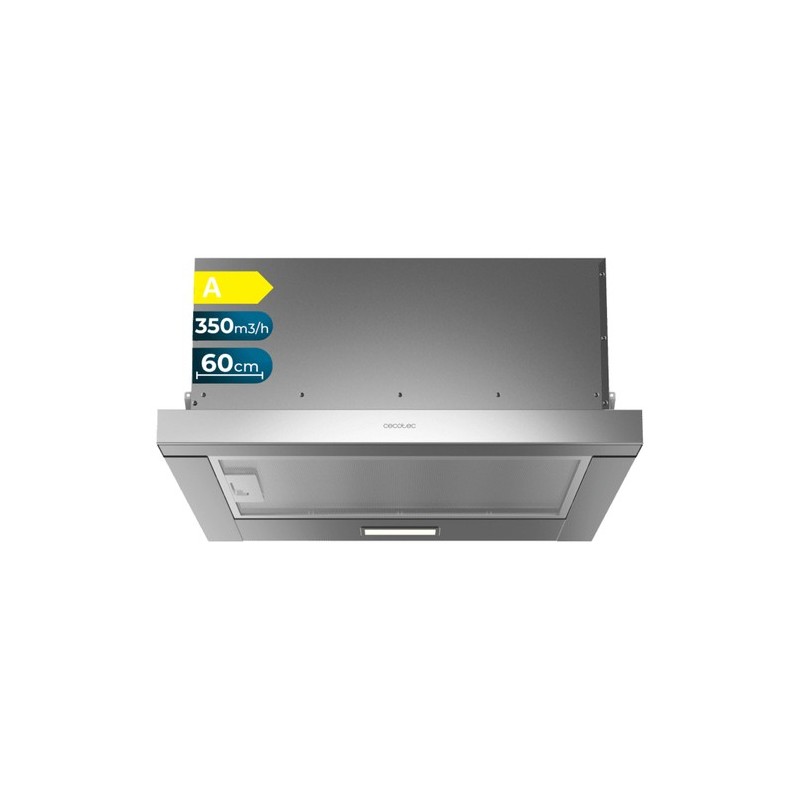 Cecotec Bolero Flux TLM 603500 Inox A Semintegrada (extraíble) Acero inoxidable 350 m³/h