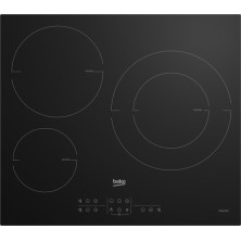 Beko HIIS63206M hobs Negro Integrado 58 cm Con placa de inducción 3 zona(s)